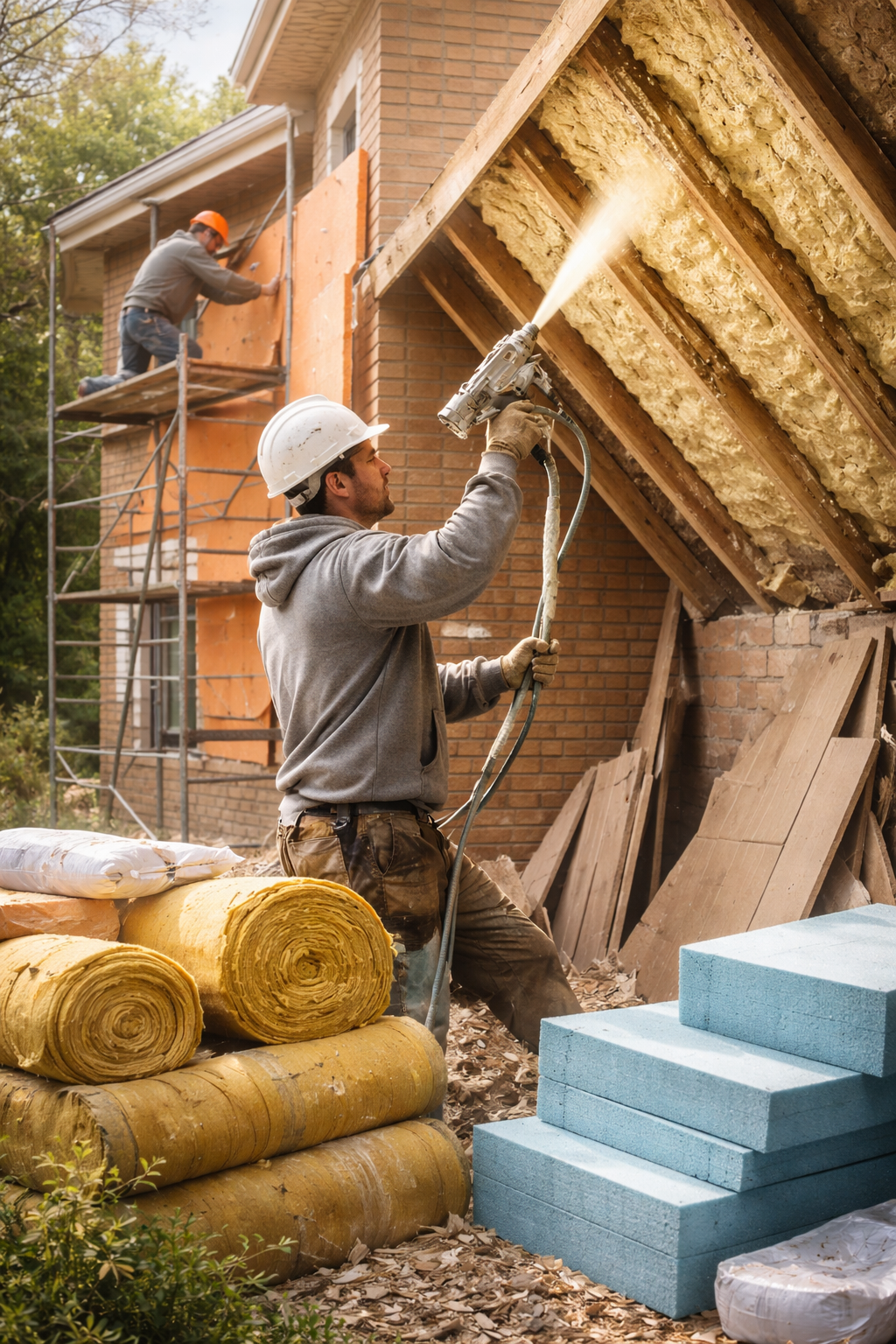 Утепление домов в Ангарске под ключ от 4315 руб/м2 | Профессионально — ТепломастерНгр