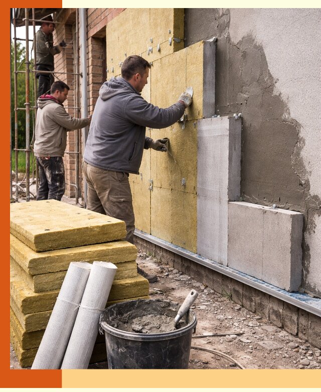 Утепление кирпичного дома под ключ в Ангарске