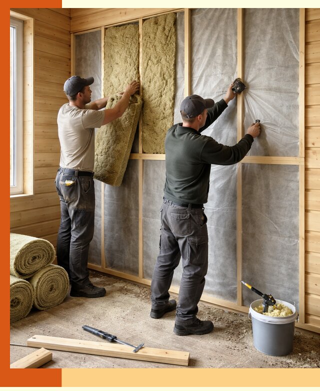 Утепление дома из минибруса в Ангарске: комплексные теплоизоляционные работы