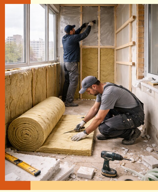 Утепление балкона под ключ в Ангарске качественно и быстро