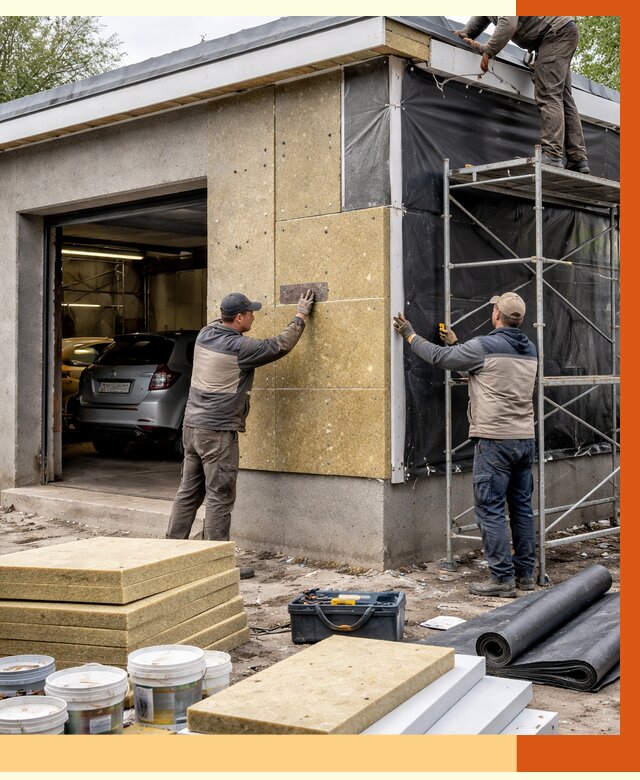 Утепление автосервиса в Ангарске ппу, пеноизоляция, от 14897 руб/м2 — ТепломастерНгр