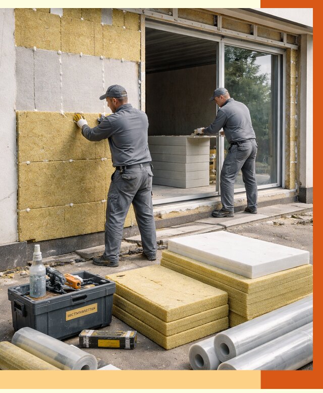 Утепление торгового павильона в Ангарске от 14897 руб./м² под ключ | ТепломастерНгр