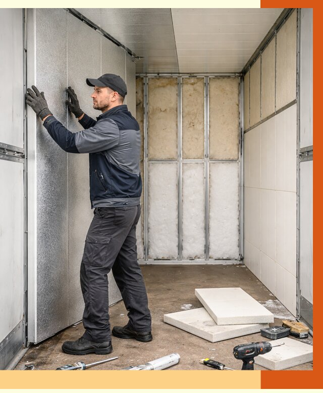 Утепление холодильного кузова в Ангарске от 13870 руб. под ключ | ТепломастерНгр