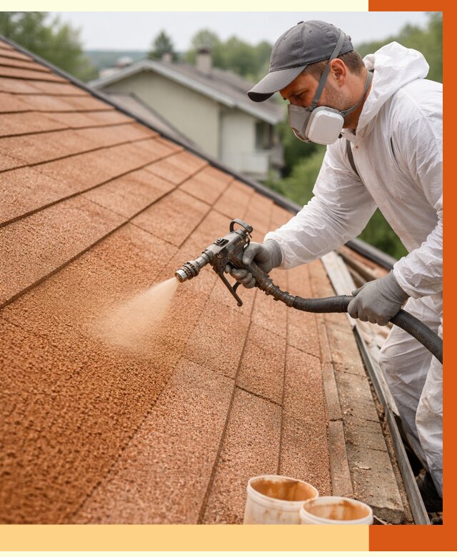 Утепление кровли жидкой пробкой в Ангарске от 2774 руб./м² под ключ | ТепломастерНгр