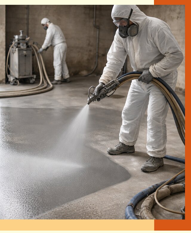 Гидроизоляция полимочевиной в Ангарске от 8733 руб/м² — напыление полимерной гидроизоляции | ТепломастерНгр