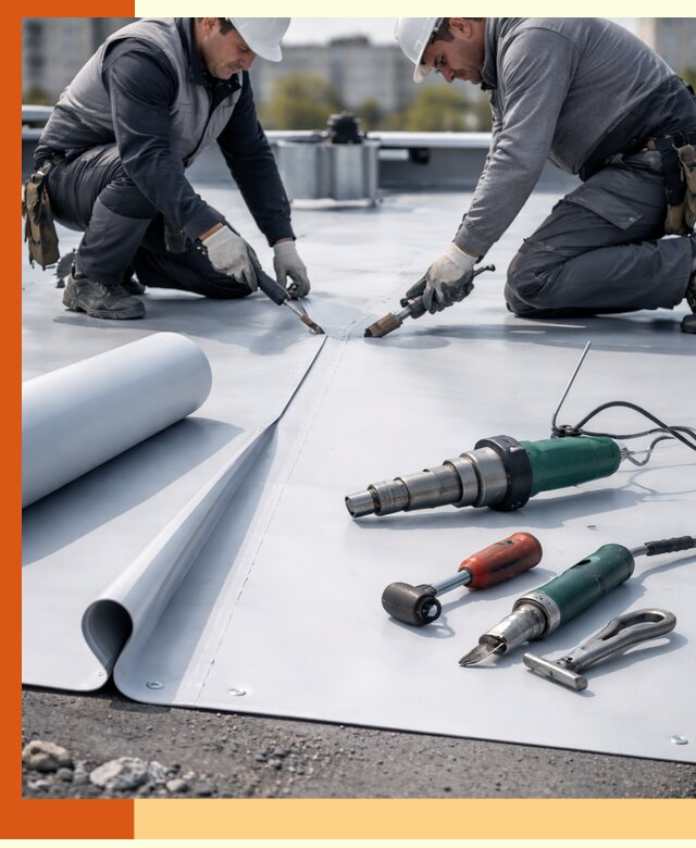 Гидроизоляция мембранной кровли в Ангарске: монтаж и ремонт быстро