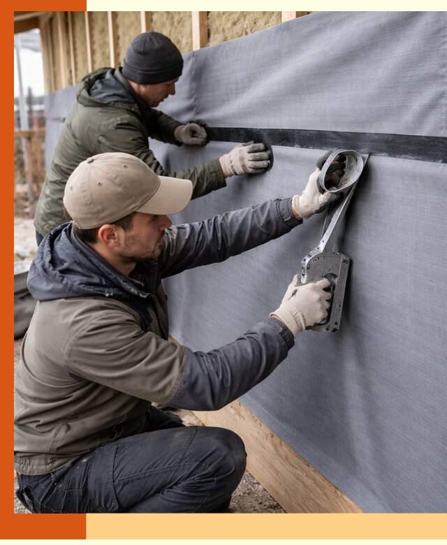 Монтаж ветроизоляции зданий и конструкций в Ангарске