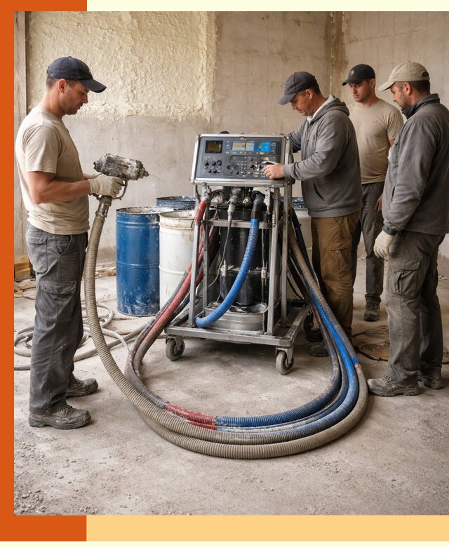 Аренда установки для напыления ППУ в Ангарске на выгодных условиях